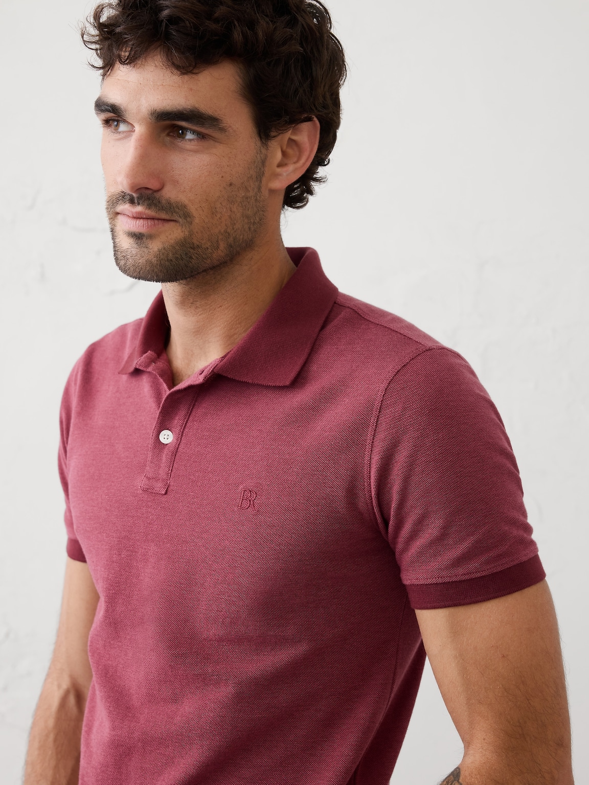 Slim-Fit Pique Polo