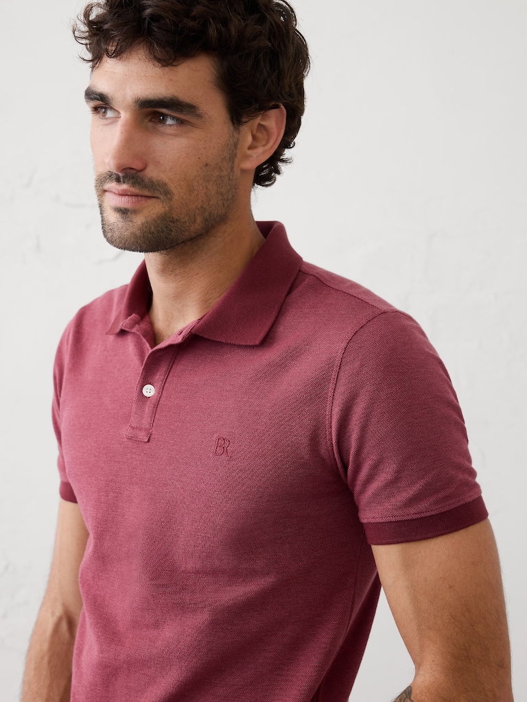 Slim-Fit Pique Polo