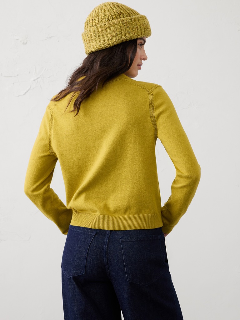 Cloud Soft Polo Henley Pullover Sweater