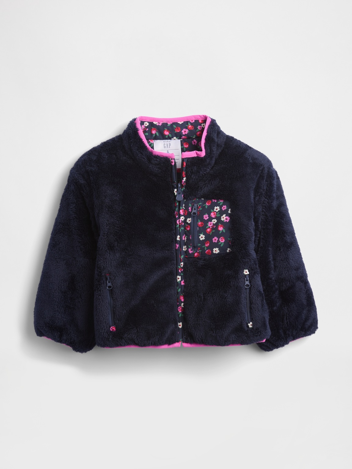 Baby & Toddler Lightweight Sherpa Reversible Jacket