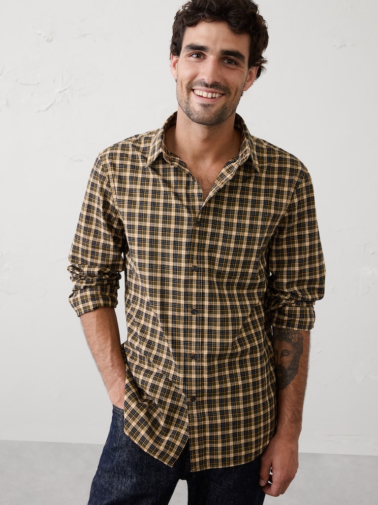 Slim-Fit Softwash Cotton Shirt