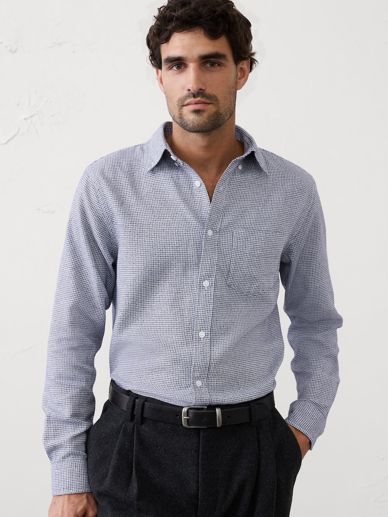 Slim-Fit Textured Shirt