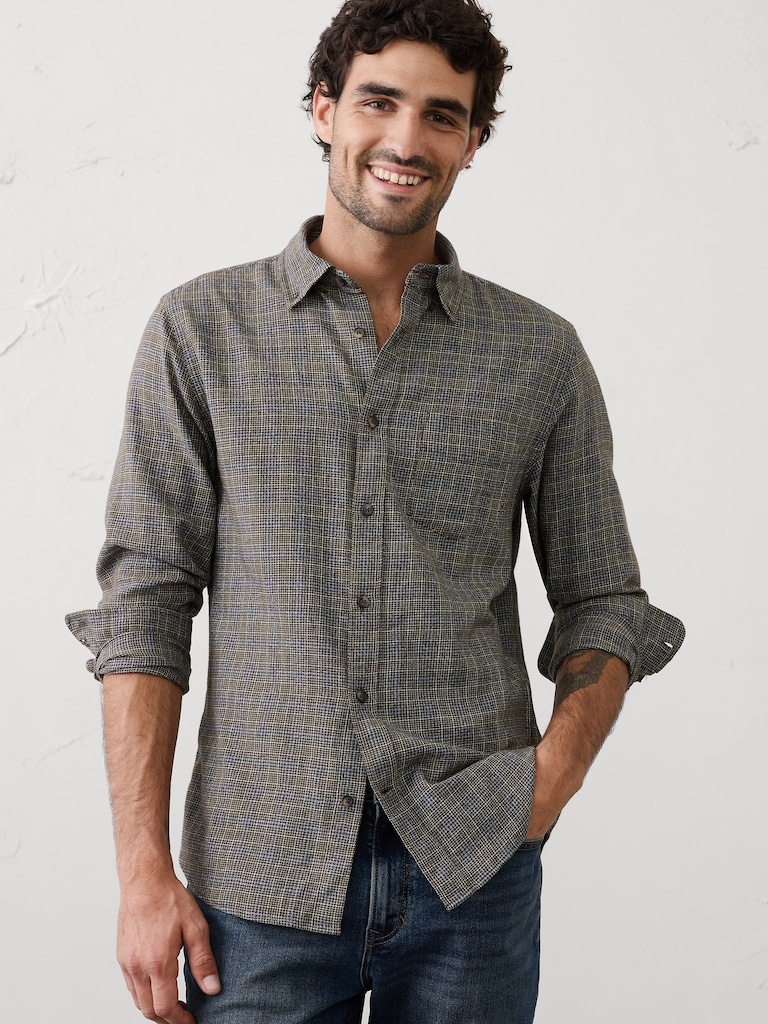 Slim-Fit Textured Shirt