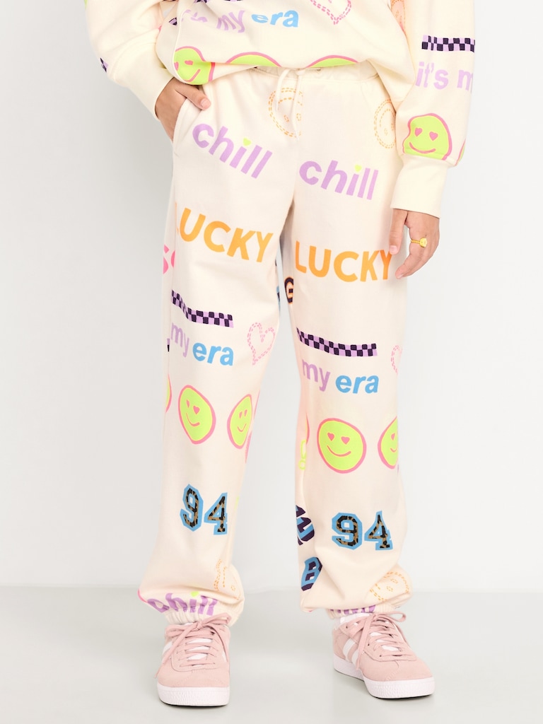 Favorite Fleece High-Waisted Jogger Sweatpants for Girls