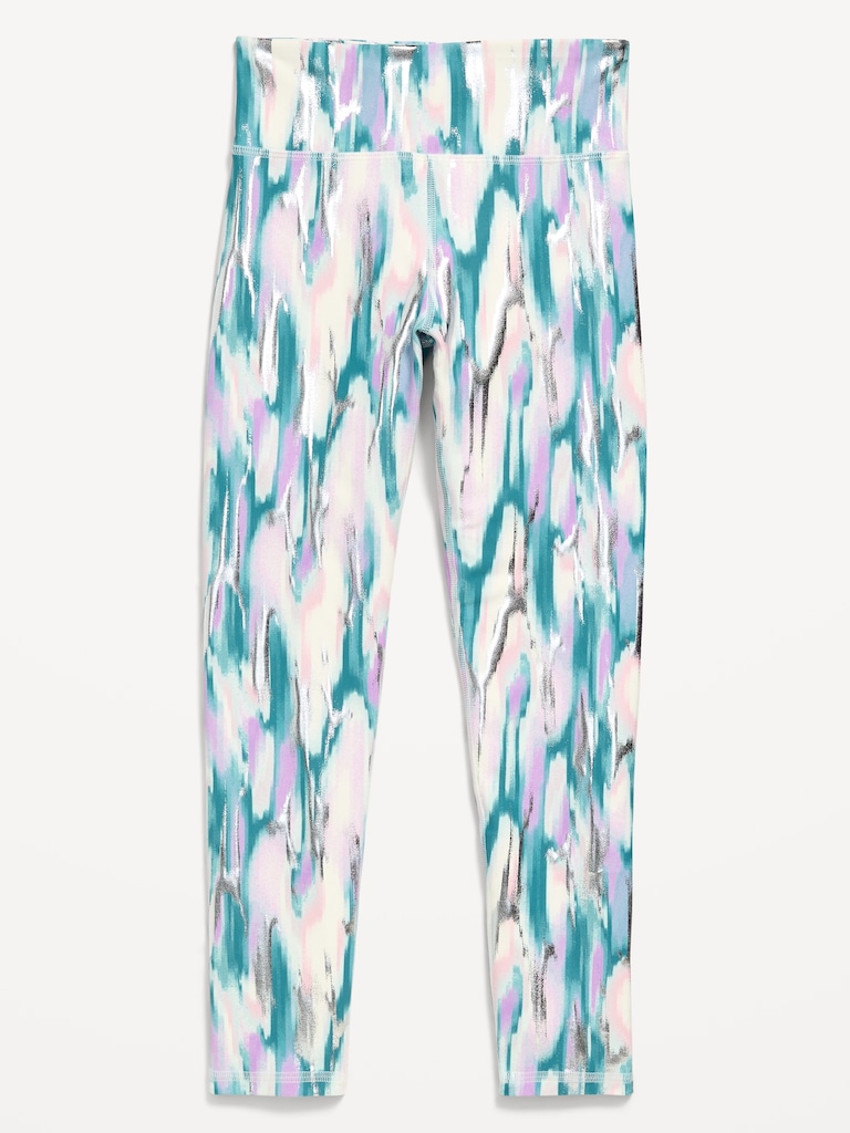 High-Waisted PowerSoft 7/8-Length Leggings for Girls