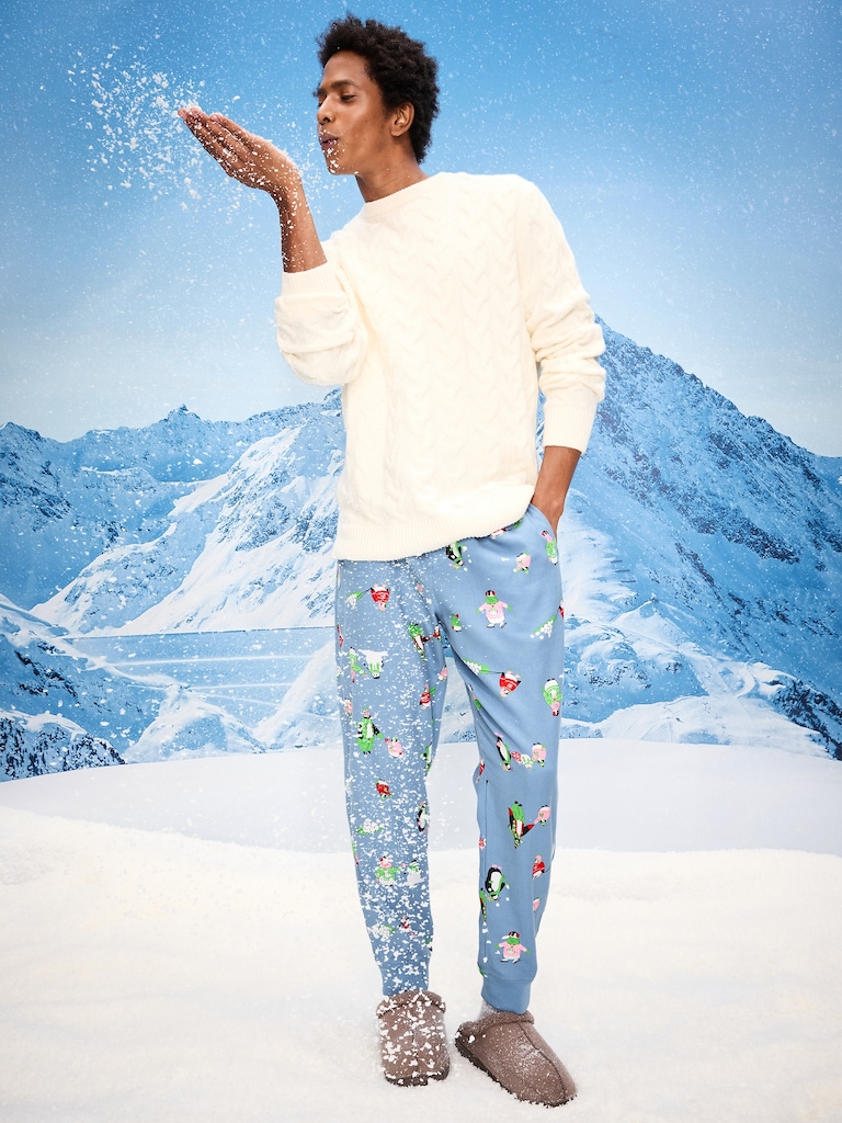 Flannel Pajama Jogger for Men