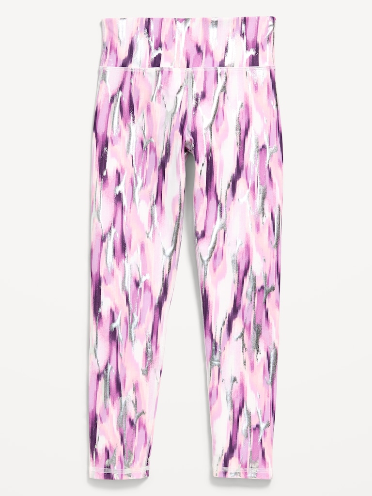 High-Waisted PowerSoft 7/8-Length Leggings for Girls