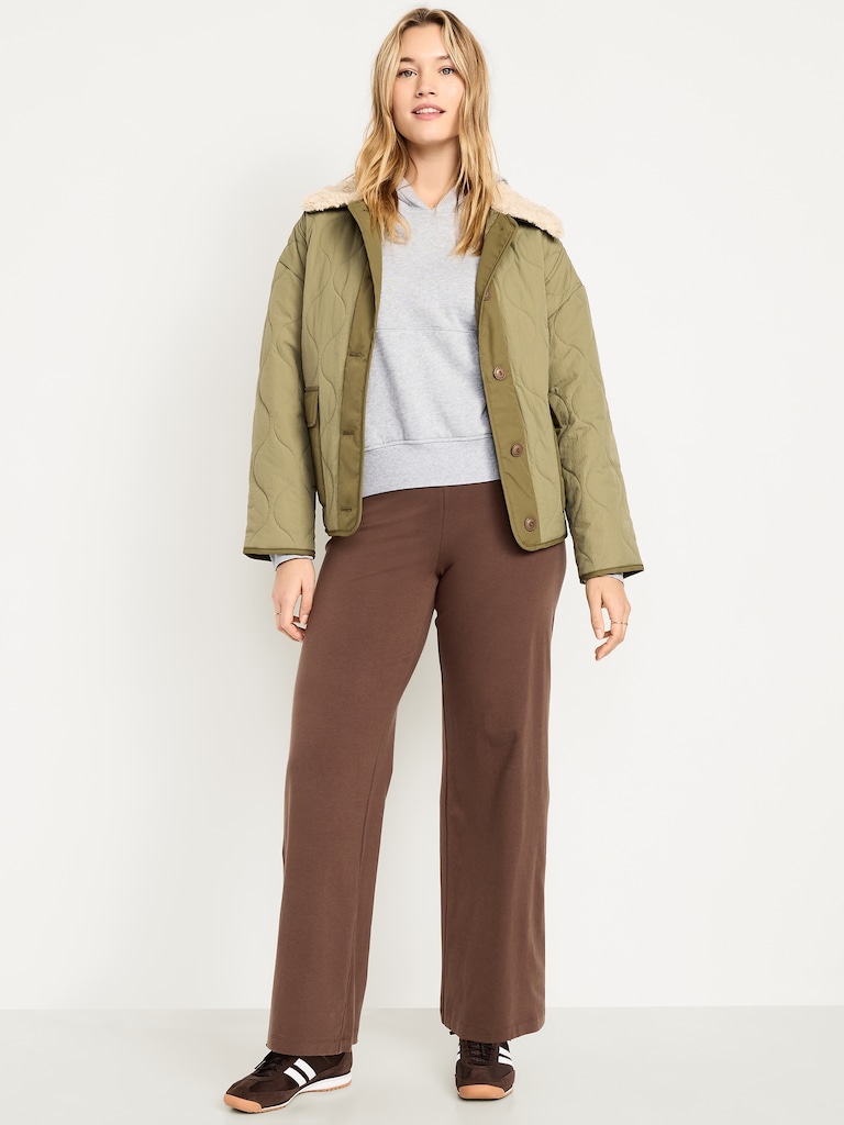 High-Waisted Fashion Wide-Leg Leggings