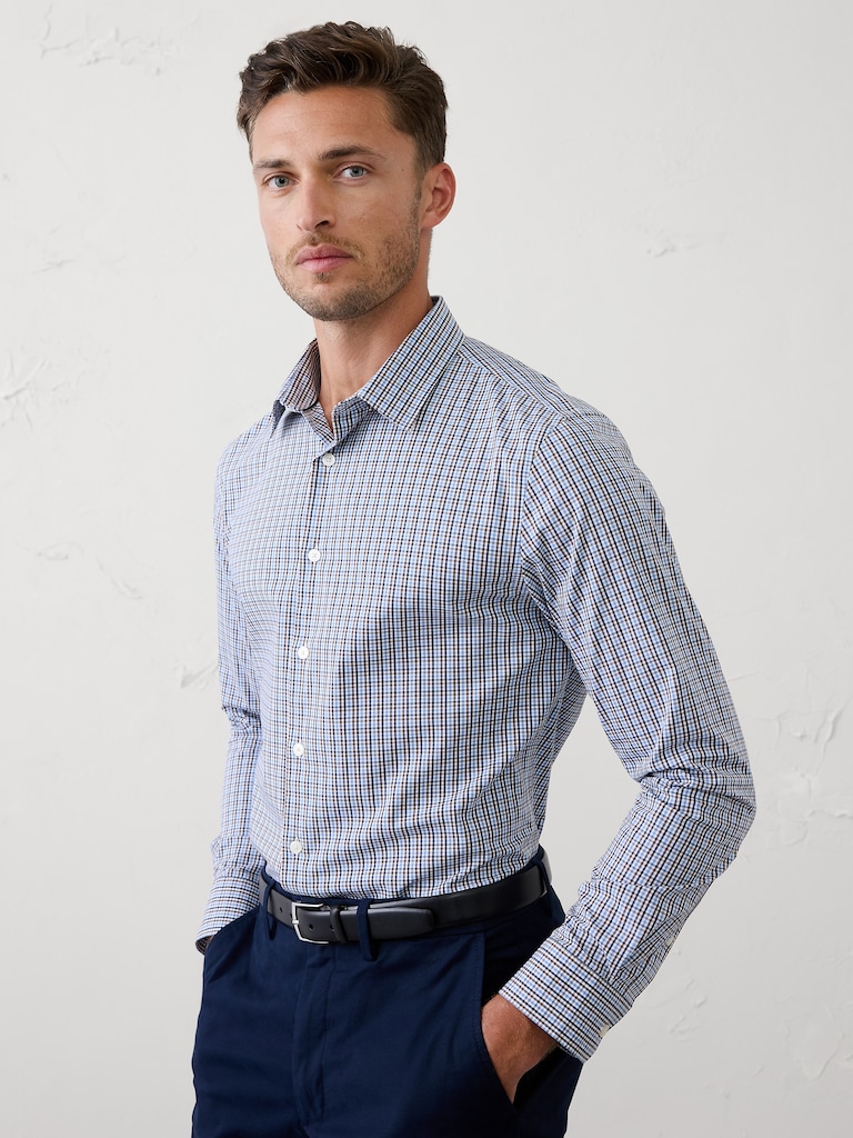 Slim Untucked Dress Shirt