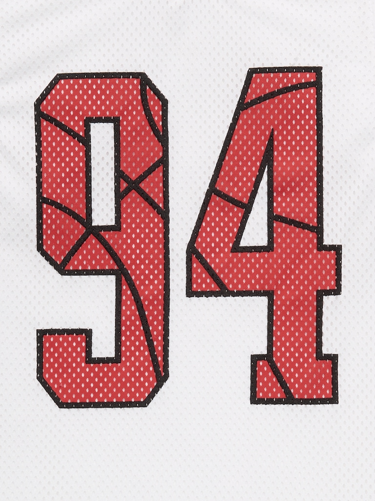 Mesh Graphic Basketball Tank Top for Boys