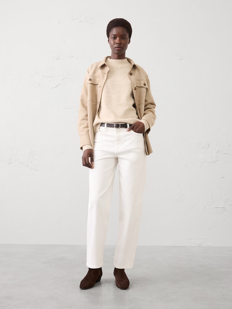 Brushed Pullover Sweater