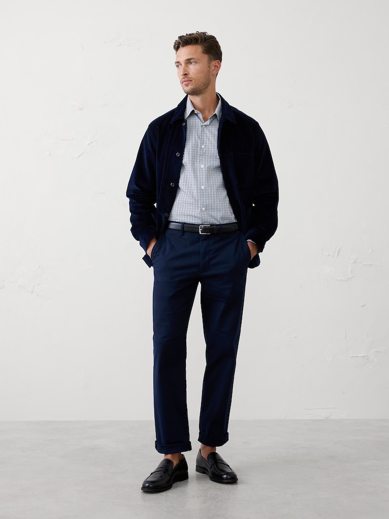 Slim Untucked Dress Shirt