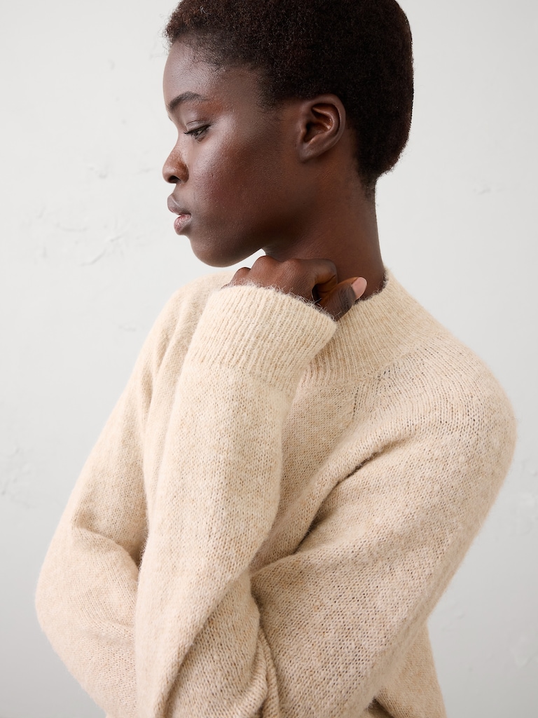 Brushed Pullover Sweater