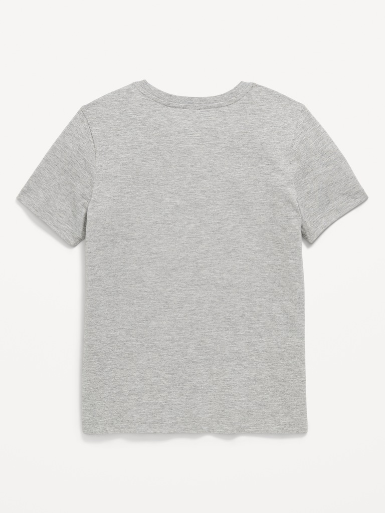 College Graphic Gender-Neutral T-Shirt for Kids