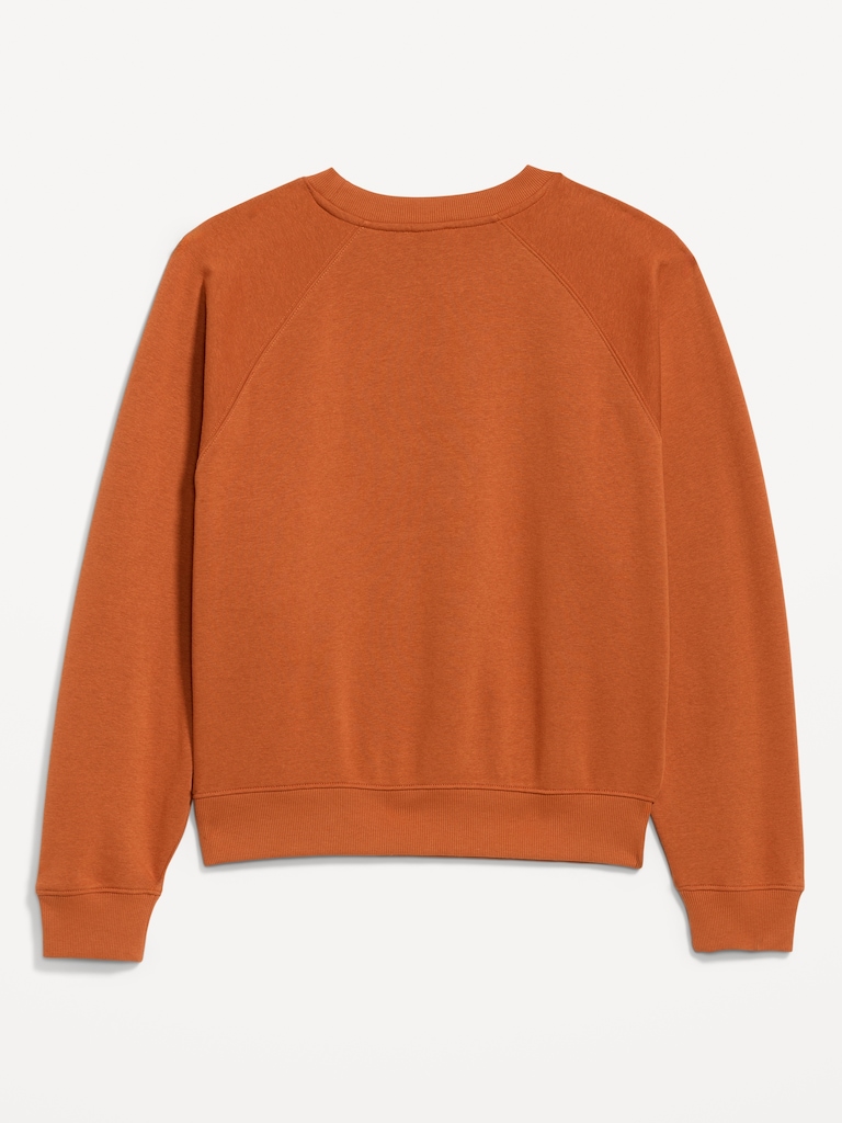 College Crew-Neck Sweatshirt for Women