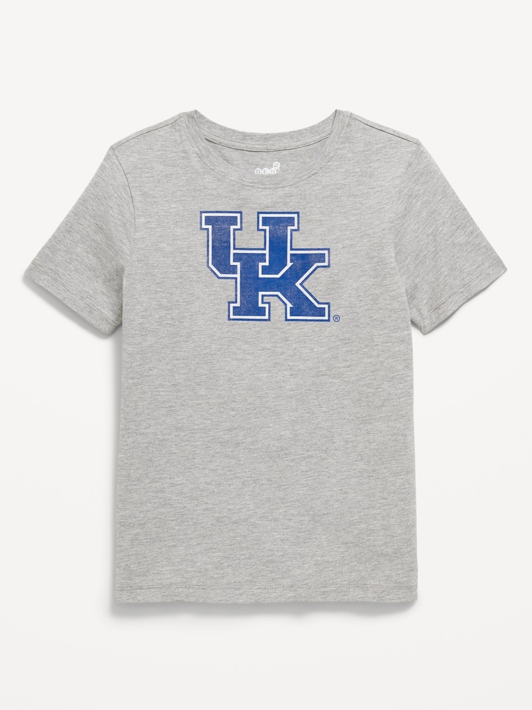 College Graphic Gender-Neutral T-Shirt for Kids