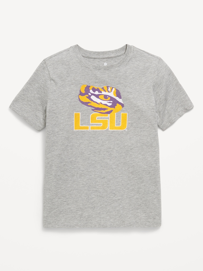 College Graphic Gender-Neutral T-Shirt for Kids