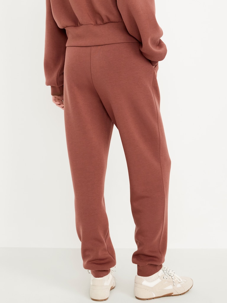 High-Waisted Bounce Fleece Jogger Sweatpants