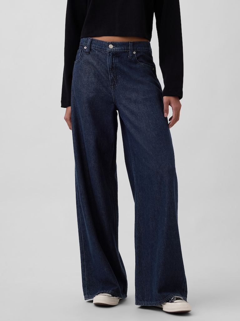 Mid Rise UltraSoft Baggy Jeans