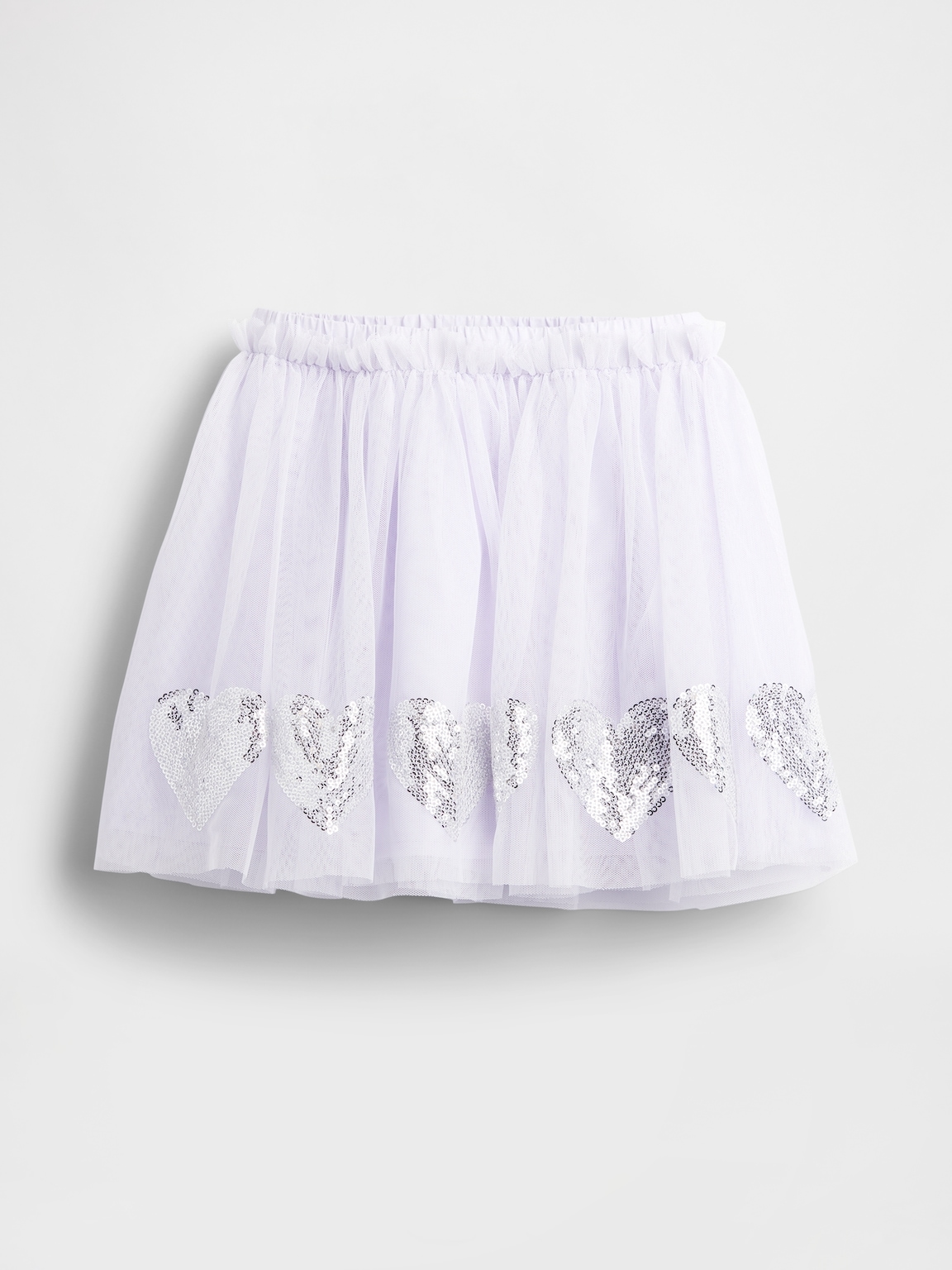 Baby & Toddler Tulle & Sequin Heart Skirt