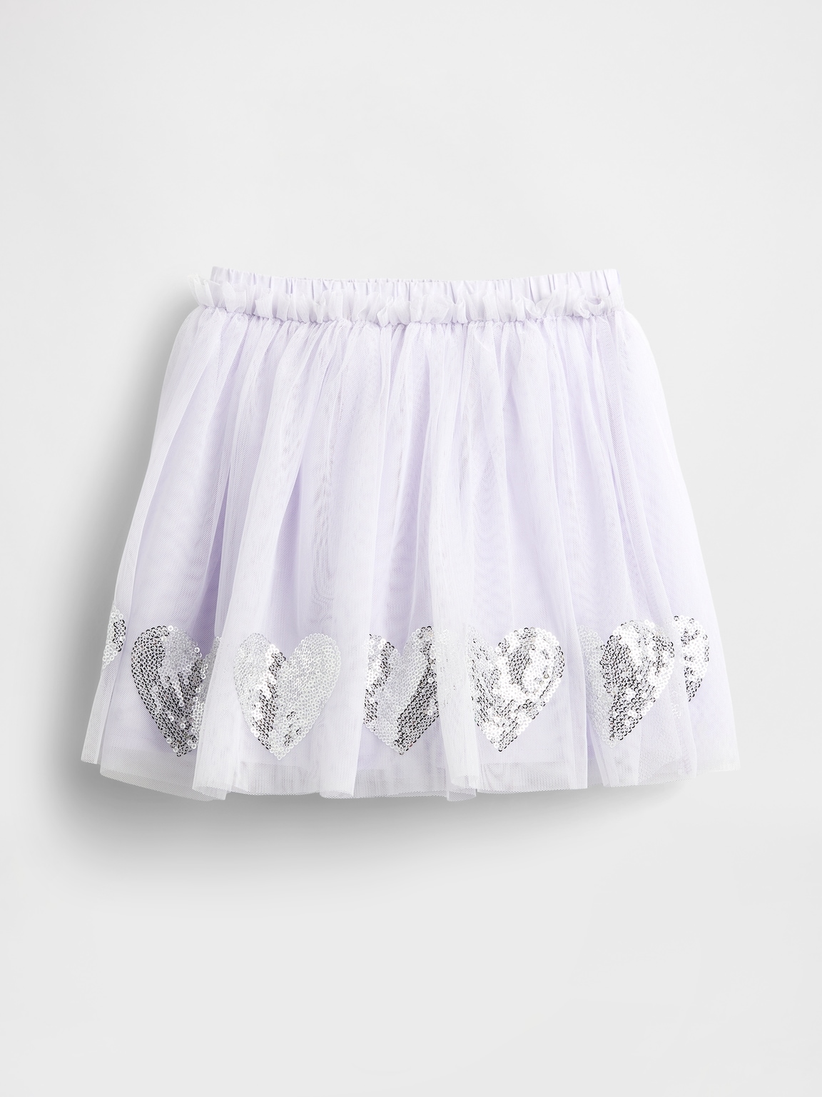 Baby & Toddler Tulle & Sequin Heart Skirt
