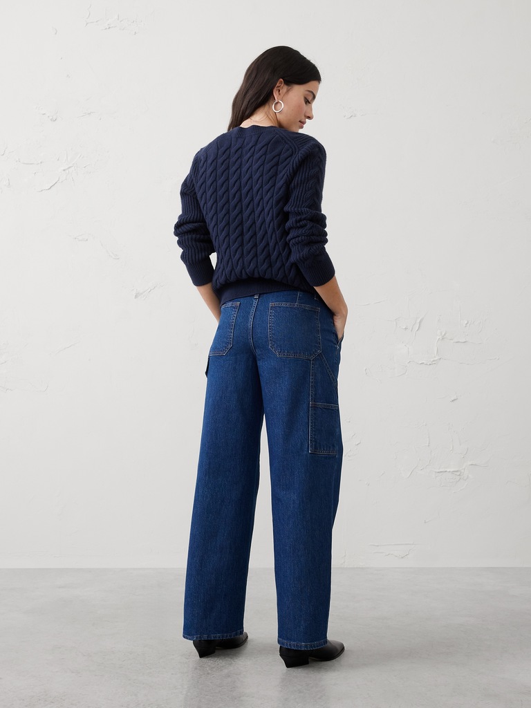 Straight Mid-Rise Carpenter Jean