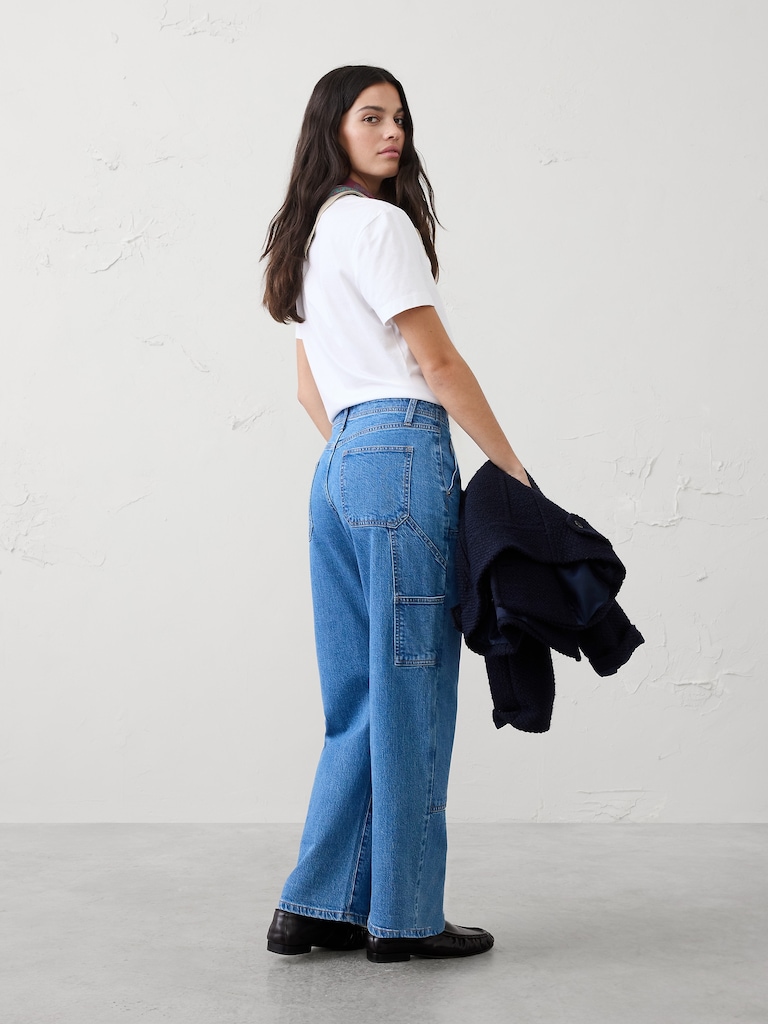 Straight Mid-Rise Carpenter Jean