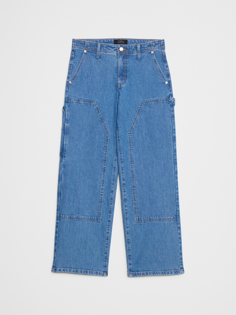 Straight Mid-Rise Carpenter Jean
