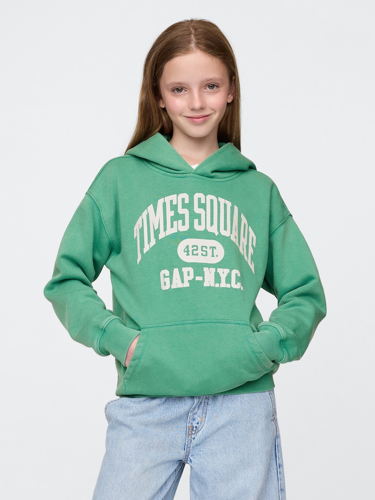Kids VintageSoft NYC Times Square Hoodie