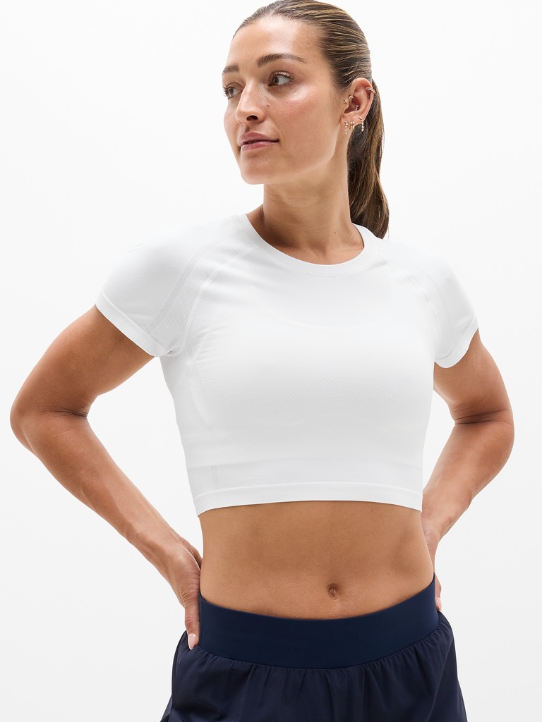 Momentum Flex Crop Tee