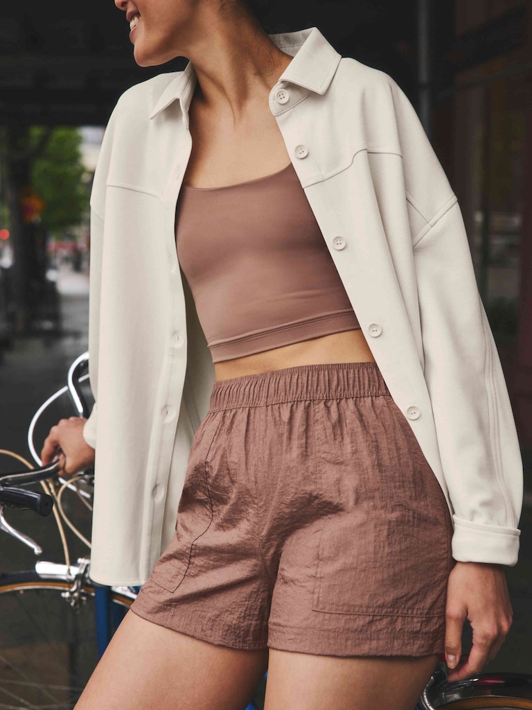 Lunar Sheen Utility High Rise Short