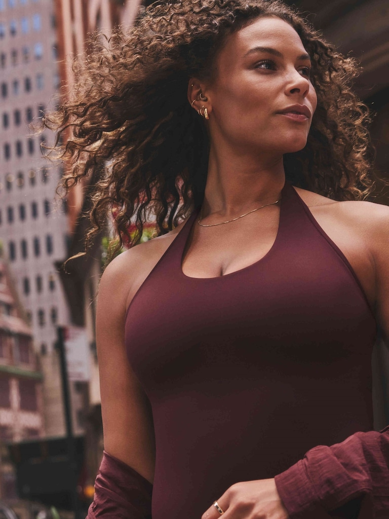 BodyMove Halter Bodysuit