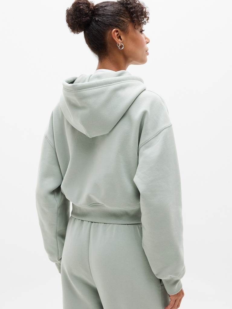 Forever Fleece Crop Full Zip