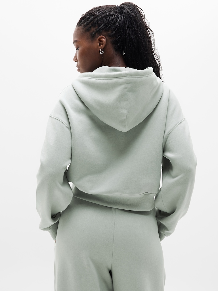 Forever Fleece Crop Full Zip