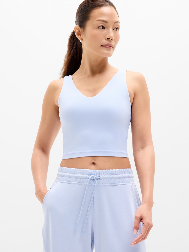 Transcend V-Neck Crop Sports Bra A-C