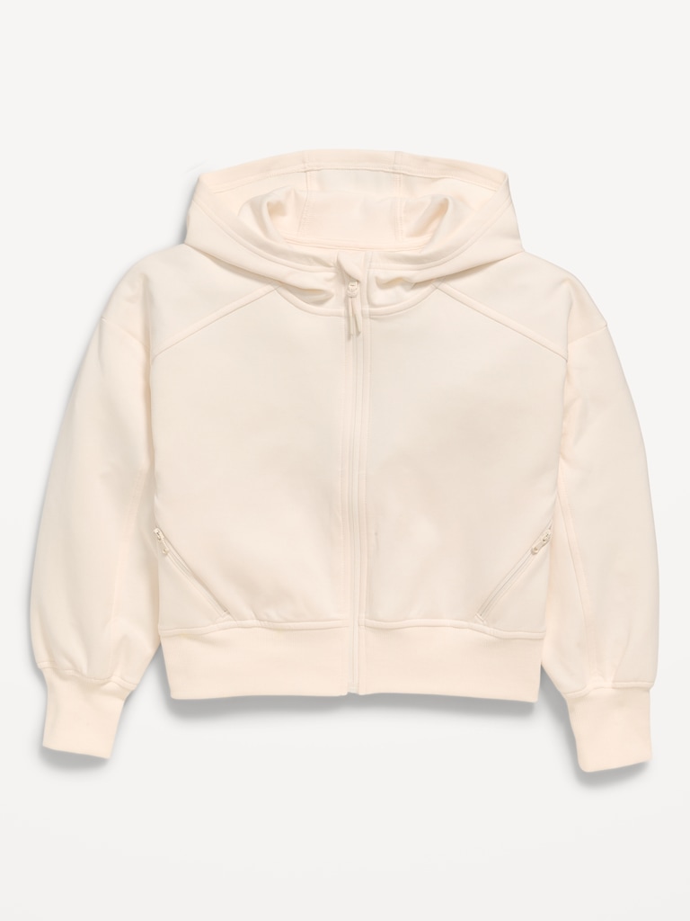 Oversized Dynamic Fleece Full-Zip Hoodie for Girls
