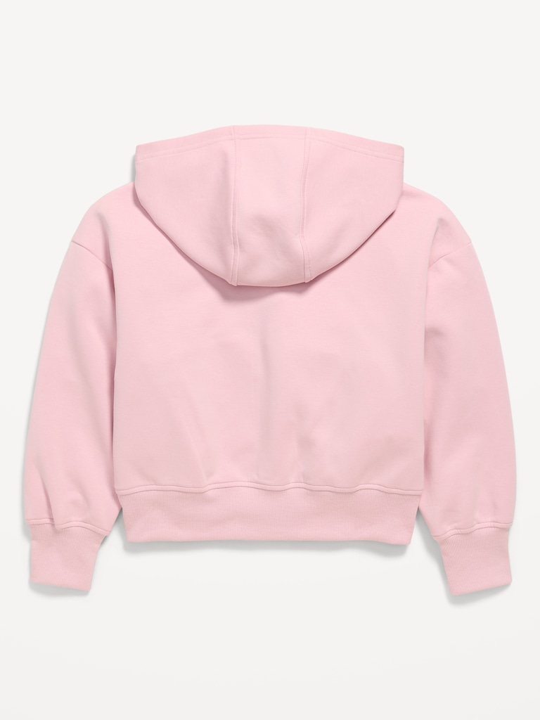 Oversized Dynamic Fleece Full-Zip Hoodie for Girls