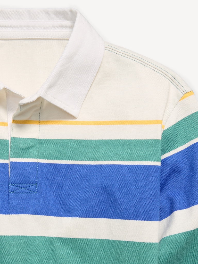 Long-Sleeve Rugby Polo Shirt for Boys