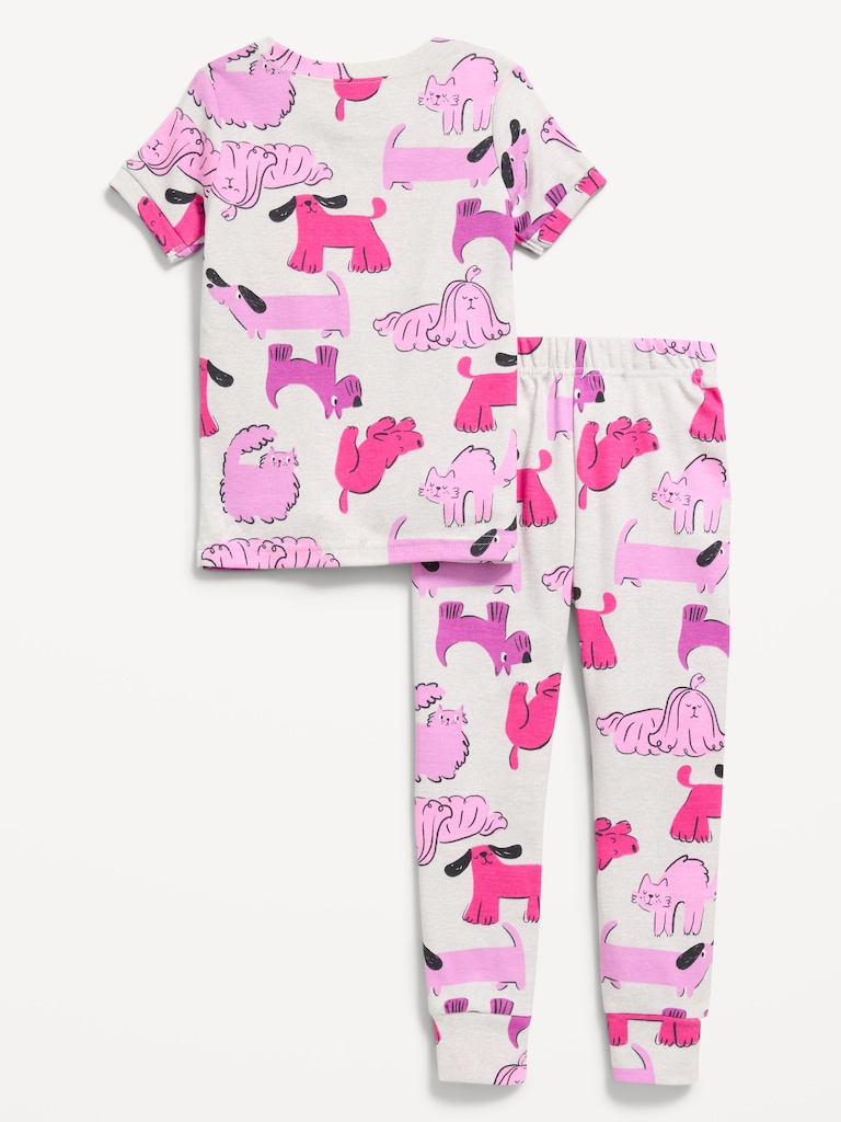 Unisex Snug-Fit Printed Pajama Set for Toddler & Baby