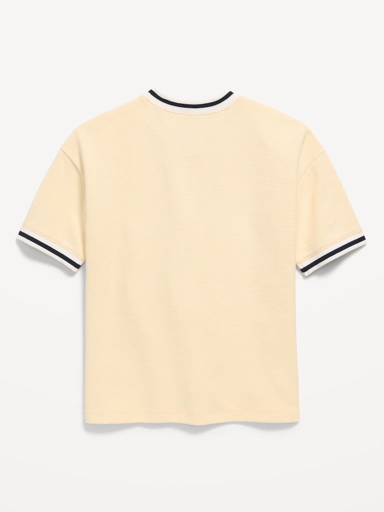 Short-Sleeve Soccer Jersey Sweater for Boys