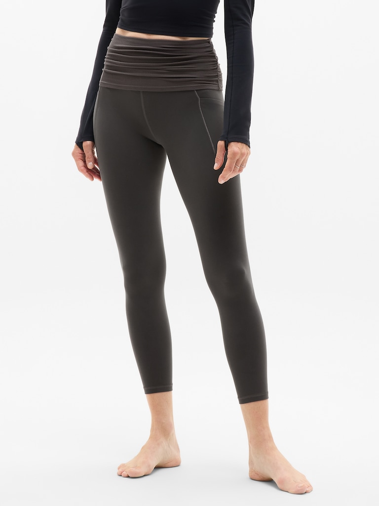 Salutation Stash Fold Over 7/8 Legging