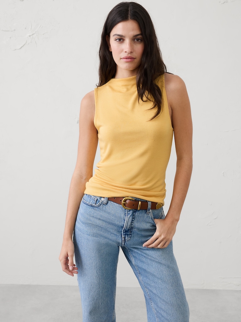 Soft Luxe Mock-Neck Top
