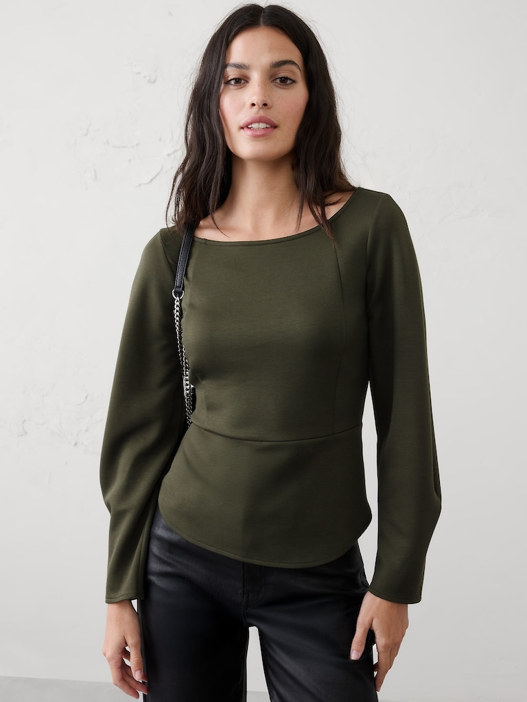 Soft Touch Boatneck Top
