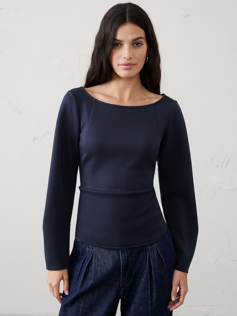 Soft Touch Boatneck Top