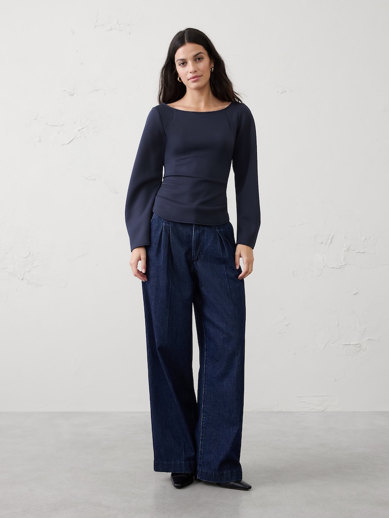 Soft Touch Boatneck Top