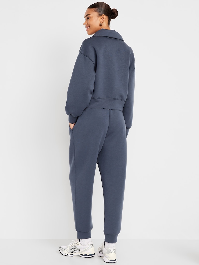 High-Waisted Bounce Fleece Jogger Sweatpants