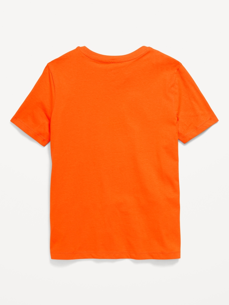 College Graphic Gender-Neutral T-Shirt for Kids