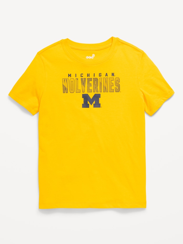 College Graphic Gender-Neutral T-Shirt for Kids