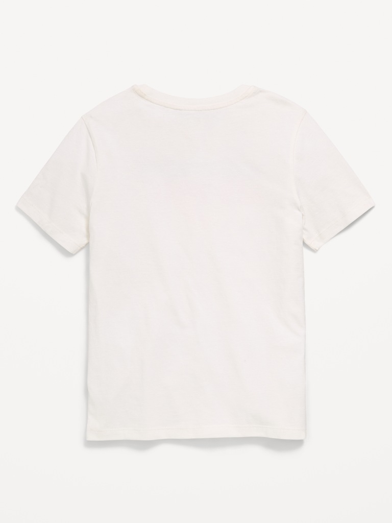 College Graphic Gender-Neutral T-Shirt for Kids