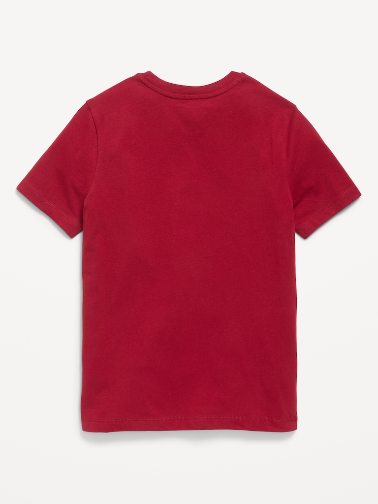 College Graphic Gender-Neutral T-Shirt for Kids